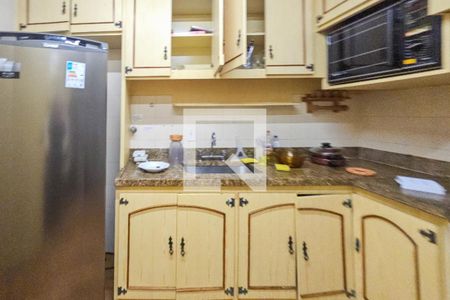 Cozinha de apartamento para alugar com 4 quartos, 90m² em Jardim das Conchas, Guarujá