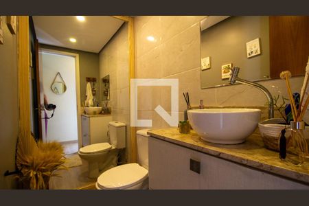 Lavabo de casa de condomínio à venda com 3 quartos, 85m² em Vargem Pequena, Rio de Janeiro