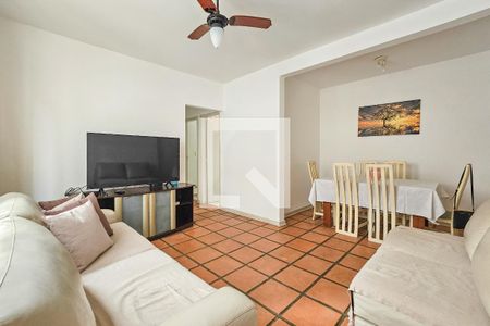 Sala de apartamento para alugar com 2 quartos, 90m² em Barra Funda, Guarujá