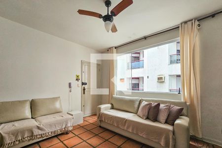 Sala de apartamento para alugar com 2 quartos, 90m² em Barra Funda, Guarujá