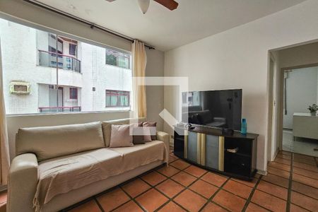 Sala de apartamento para alugar com 2 quartos, 90m² em Barra Funda, Guarujá