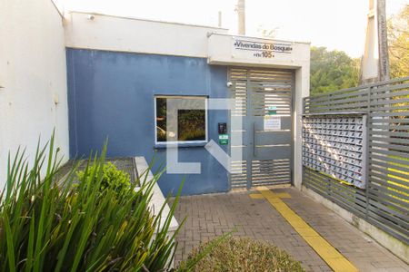 Fachada e portaria de apartamento à venda com 2 quartos, 50m² em Olaria, Canoas