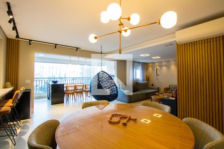 Sala de apartamento à venda com 3 quartos, 129m² em Centro, Santo André