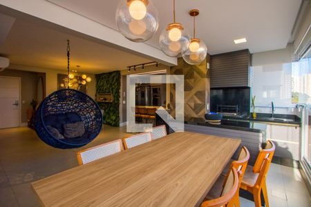 Varanda da Sala de apartamento à venda com 3 quartos, 129m² em Centro, Santo André