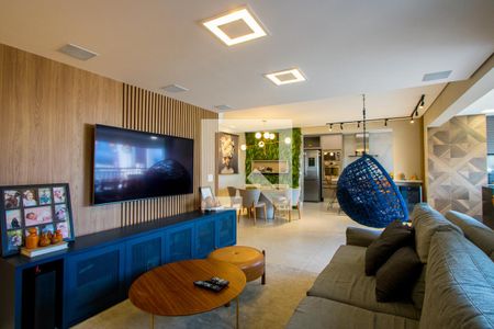 Sala de apartamento à venda com 3 quartos, 129m² em Centro, Santo André