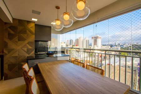 Varanda da Sala de apartamento à venda com 3 quartos, 129m² em Centro, Santo André