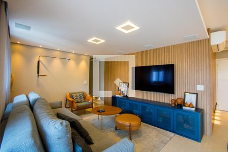 Sala de apartamento à venda com 3 quartos, 129m² em Centro, Santo André