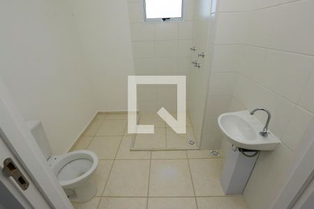 Banheiro Social de apartamento à venda com 1 quarto, 46m² em Novo Riacho, Contagem