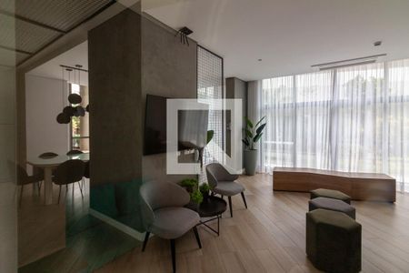 Área comum - Salão de festas de apartamento para alugar com 1 quarto, 27m² em Vila Nova Conceição, São Paulo