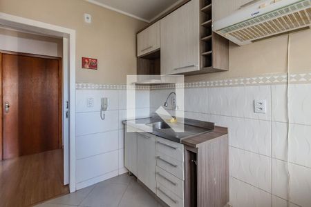 Cozinha de apartamento à venda com 1 quarto, 45m² em Partenon, Porto Alegre