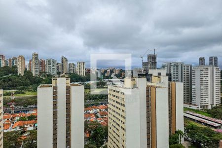 Vista da Varanda da Suíte 1 de apartamento à venda com 2 quartos, 74m² em Santo Amaro, São Paulo