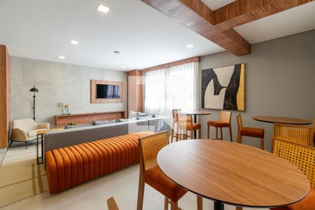 Área comum - Salão de festas de apartamento para alugar com 1 quarto, 28m² em Jardim Prudência, São Paulo