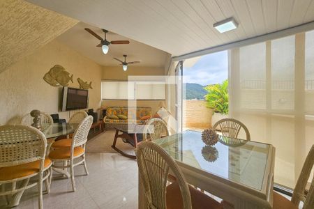 Sala de apartamento para alugar com 3 quartos, 240m² em Balneario Guarujá, Guarujá