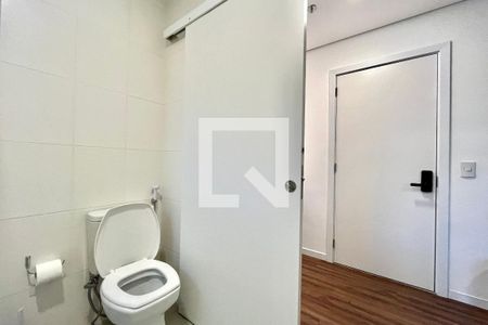 Banheiro de kitnet/studio à venda com 1 quarto, 27m² em Vila Clementino, São Paulo