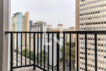 Varanda de kitnet/studio à venda com 1 quarto, 28m² em Vila Buarque, São Paulo