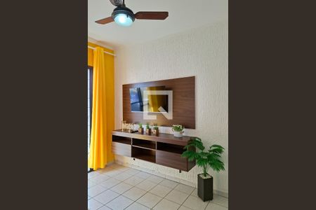 Sala de apartamento para alugar com 1 quarto, 50m² em Vila Caiçara, Praia Grande