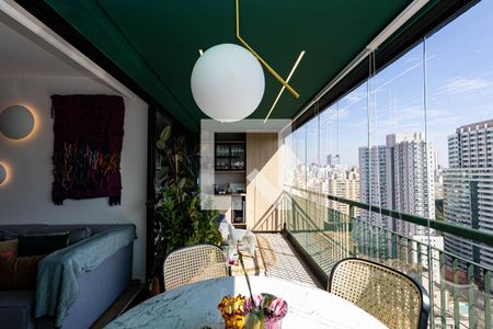 Varanda de apartamento à venda com 1 quarto, 54m² em Bela Vista, São Paulo