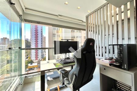 Varanda de apartamento à venda com 1 quarto, 47m² em Vila Clementino, São Paulo