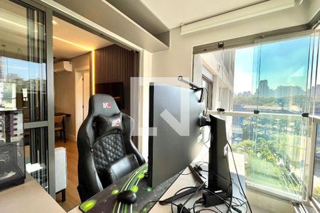 Varanda de apartamento à venda com 1 quarto, 47m² em Vila Clementino, São Paulo