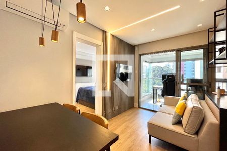 Sala de apartamento à venda com 1 quarto, 47m² em Vila Clementino, São Paulo