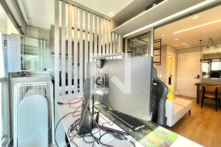 Varanda de apartamento à venda com 1 quarto, 47m² em Vila Clementino, São Paulo