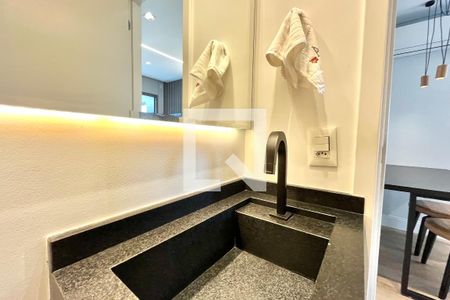 Lavabo de apartamento à venda com 1 quarto, 47m² em Vila Clementino, São Paulo