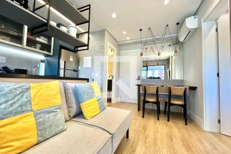 Sala de apartamento à venda com 1 quarto, 47m² em Vila Clementino, São Paulo
