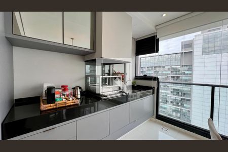 Área comum - Churrasqueira de apartamento à venda com 1 quarto, 71m² em Pinheiros, São Paulo