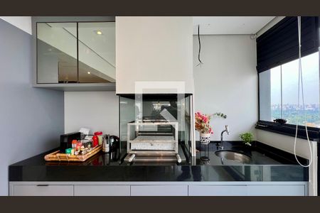 Área comum - Churrasqueira de apartamento à venda com 1 quarto, 71m² em Pinheiros, São Paulo