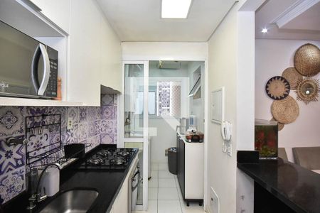Cozinha de apartamento à venda com 2 quartos, 51m² em Jardim Monte Alegre, Taboão da Serra