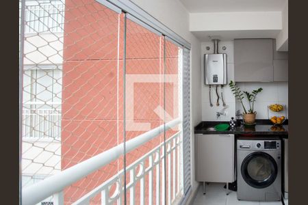 Varanda da Sala de apartamento à venda com 2 quartos, 56m² em Centro, Diadema