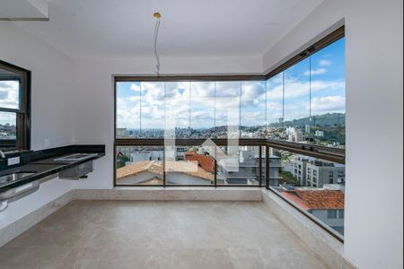 Varanda de apartamento à venda com 4 quartos, 160m² em Santa Lúcia, Belo Horizonte