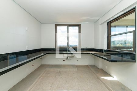 Cozinha de apartamento para alugar com 4 quartos, 160m² em Santa Lúcia, Belo Horizonte