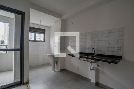 Cozinha e Área de Serviço de apartamento à venda com 2 quartos, 59m² em Vila Sao Pedro, Santo André