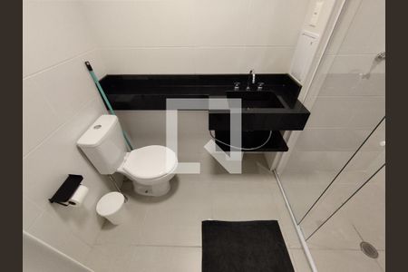 Banheiro Social de kitnet/studio à venda com 1 quarto, 27m² em Liberdade, São Paulo