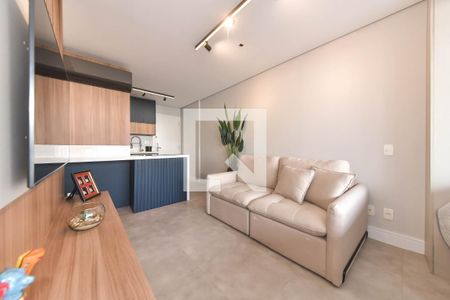 Sala de apartamento à venda com 1 quarto, 42m² em Cidade Monções, São Paulo