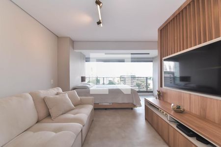 Sala de apartamento à venda com 1 quarto, 42m² em Cidade Monções, São Paulo