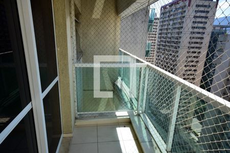 Varanda da Sala de apartamento à venda com 1 quarto, 120m² em Barra da Tijuca, Rio de Janeiro