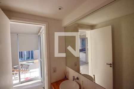 Lavabo da Sala de apartamento à venda com 1 quarto, 120m² em Barra da Tijuca, Rio de Janeiro