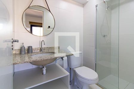 Banheiro de apartamento à venda com 1 quarto, 24m² em Pompeia, São Paulo