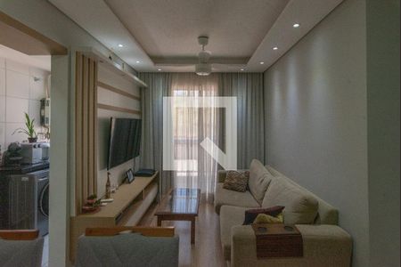 Sala de apartamento à venda com 2 quartos, 49m² em Jardim Samambaia, Campinas