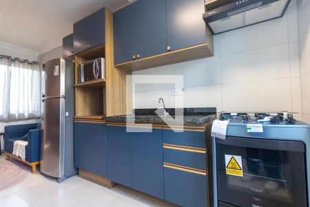 Sala/Cozinha de apartamento à venda com 2 quartos, 34m² em Vila Carrão, São Paulo