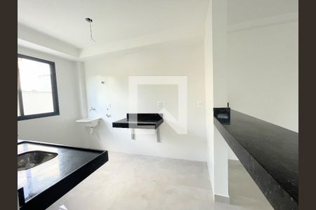 Cozinha de apartamento à venda com 2 quartos, 49m² em Jardim Atlântico, Belo Horizonte