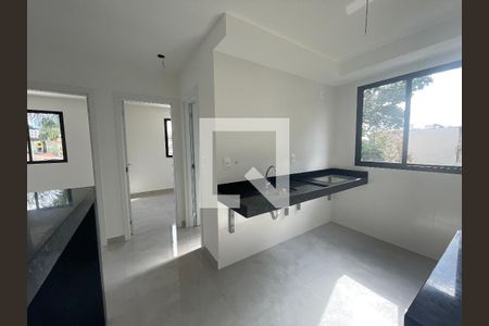 Cozinha de apartamento à venda com 2 quartos, 49m² em Jardim Atlântico, Belo Horizonte