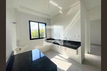 Cozinha de apartamento à venda com 2 quartos, 49m² em Jardim Atlântico, Belo Horizonte