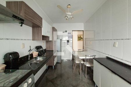 Cozinha de apartamento para alugar com 1 quarto, 110m² em Vila Tupi, Praia Grande