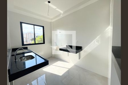 Cozinha de apartamento à venda com 2 quartos, 48m² em Jardim Atlântico, Belo Horizonte