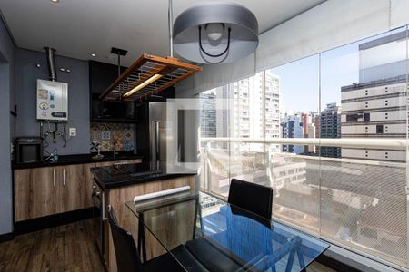 Varanda de kitnet/studio à venda com 1 quarto, 40m² em Bela Vista, São Paulo