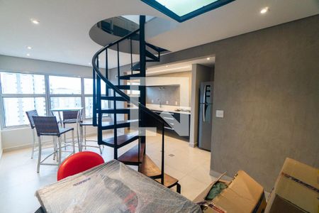 Sala/Cozinha de apartamento para alugar com 1 quarto, 105m² em Vila Clementino, São Paulo