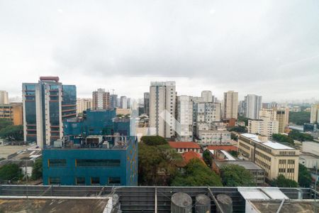 Vista da Sala/Cozinha de apartamento para alugar com 1 quarto, 105m² em Vila Clementino, São Paulo